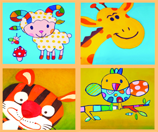 Hỗ trợ bán tranh của trẻ khuyết tật: Tranh sơn dầu – những gam màu hy vọng