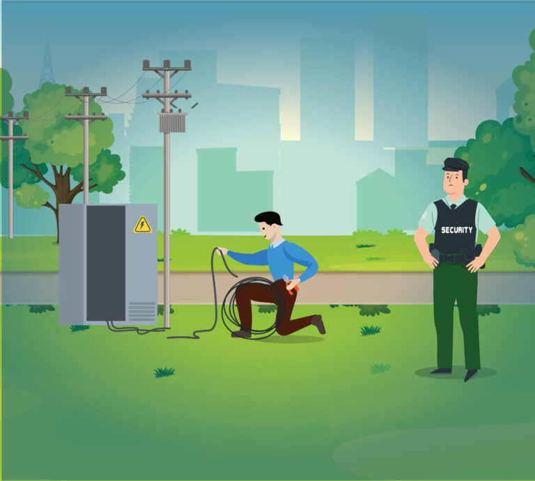 Trộm cắp thiết bị điện chiếu sáng cảnh quan công cộng