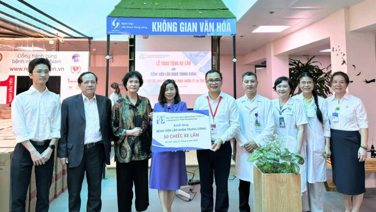 Lawrence S. Ting Foundation donates 50 wheelchairs to the National Geriatric Hospital