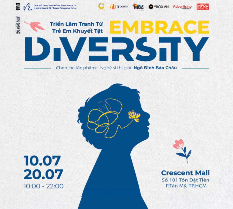 Quỹ Đinh Thiện Lý tổ chức triển lãm tranh của trẻ em khuyết tật