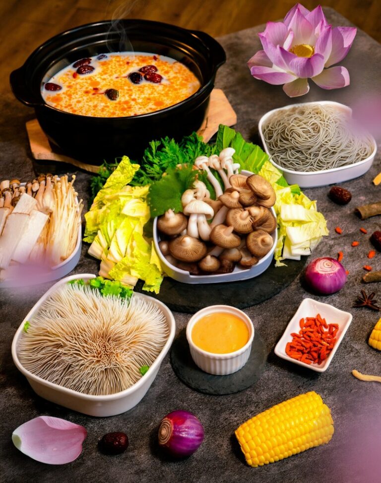 Buffet chay tại nhà hàng Sangrimar Café & Lounge