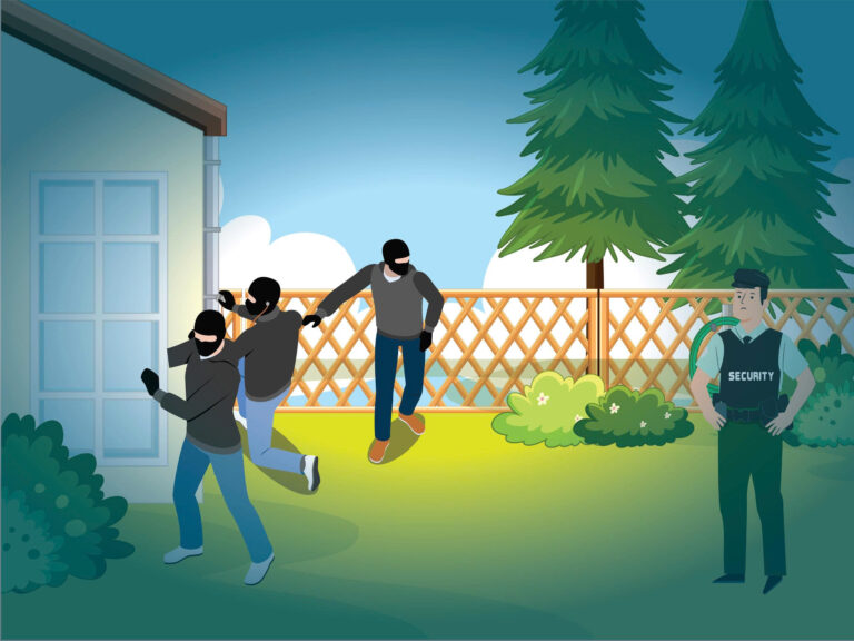 Lợi dụng sơ hở, trộm tài sản ngoài sân